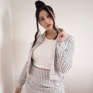 🆕SAINT AND SOFIA Polka Dot Jacket